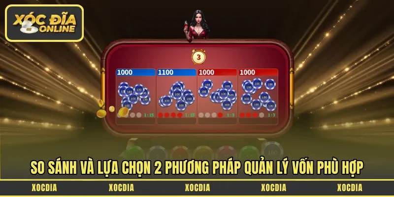 So sánh và lựa chọn 2 phương pháp quản lý vốn phù hợp